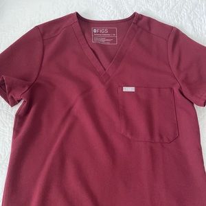 SET - Figs One Pocket Scrub Top & High Waisted Zamora Jogger Scrub Pants